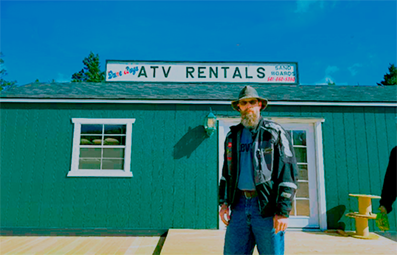 Jim in front of building