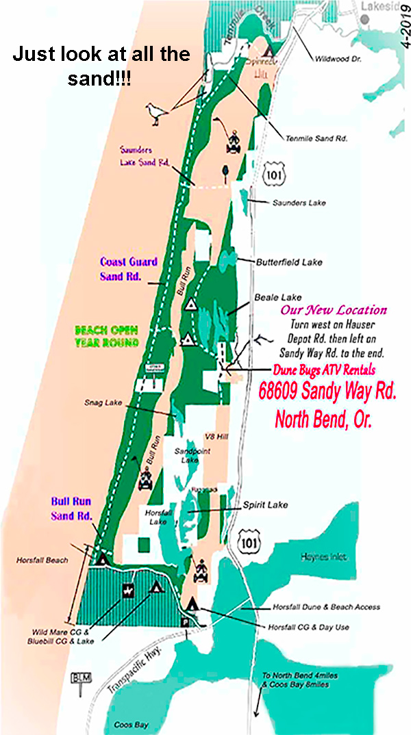 Coos Bay sand map